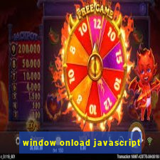 window onload javascript