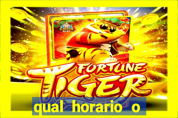 qual horario o fortune tiger paga mais