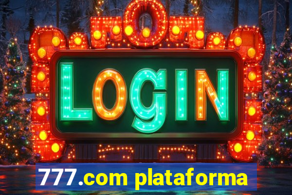 777.com plataforma