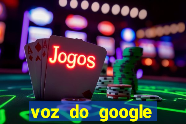 voz do google tradutor homem