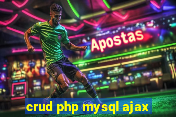 crud php mysql ajax