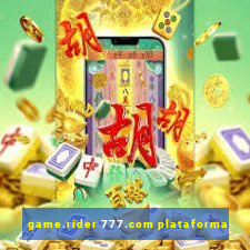 game.rider 777.com plataforma