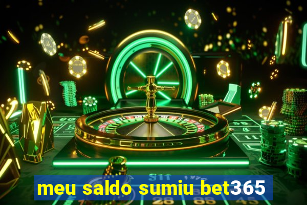 meu saldo sumiu bet365