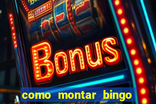 como montar bingo brinquedos toia