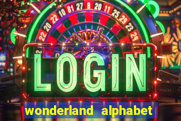 wonderland alphabet comic studio