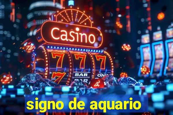 signo de aquario