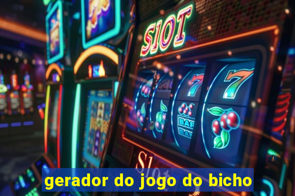 gerador do jogo do bicho