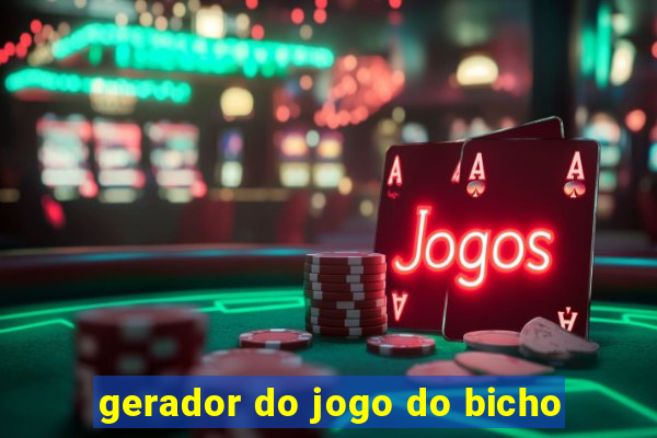 gerador do jogo do bicho