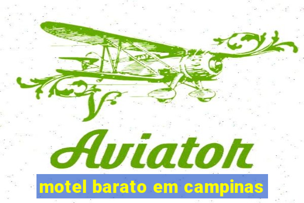 motel barato em campinas