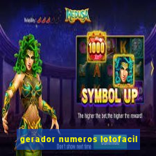 gerador numeros lotofacil