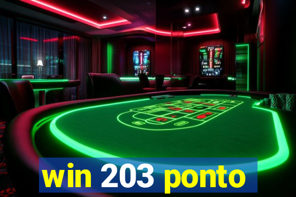 win 203 ponto