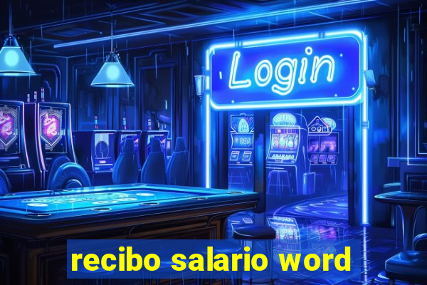 recibo salario word