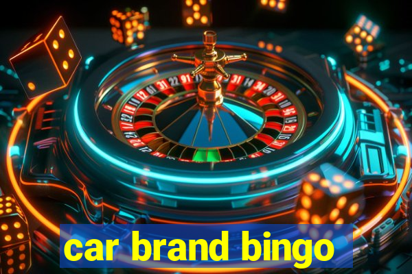 car brand bingo