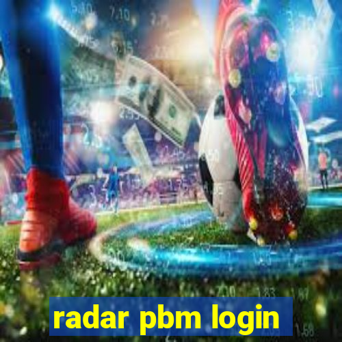 radar pbm login