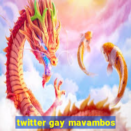 twitter gay mavambos