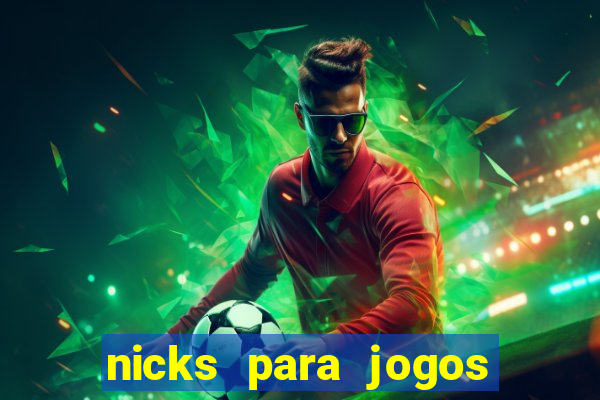 nicks para jogos de tiro