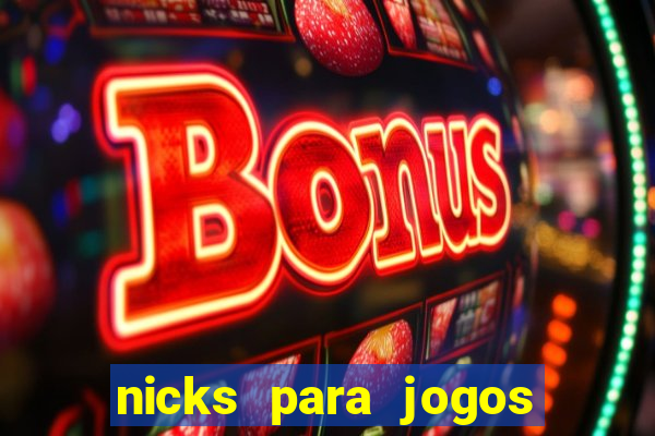 nicks para jogos de tiro