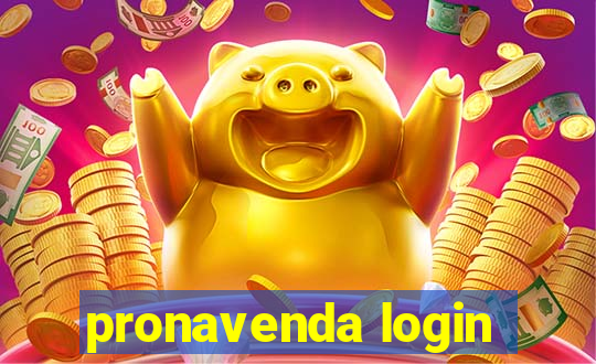 pronavenda login