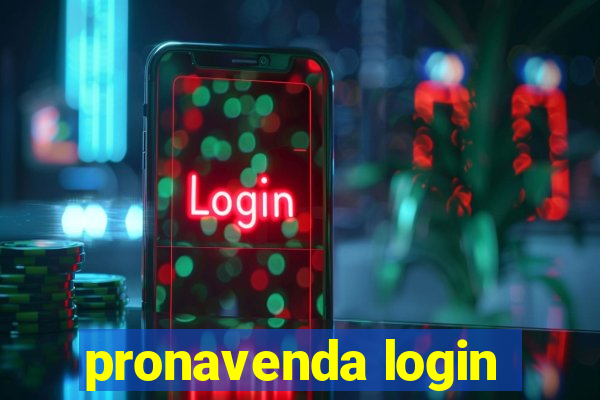 pronavenda login