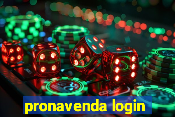 pronavenda login