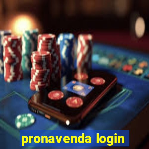 pronavenda login