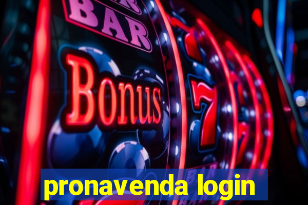 pronavenda login