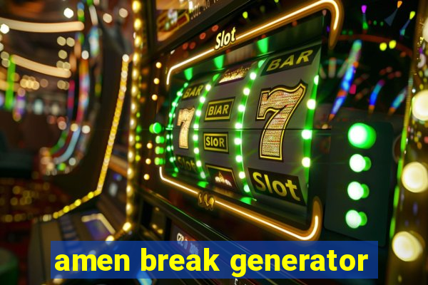 amen break generator