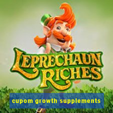 cupom growth supplements