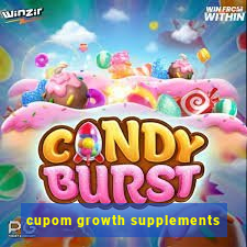 cupom growth supplements