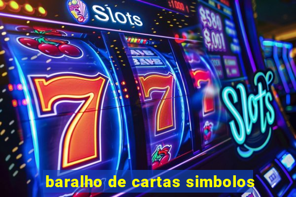 baralho de cartas simbolos