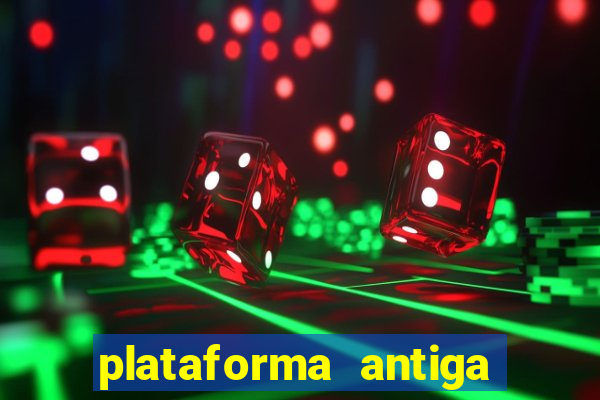 plataforma antiga de jogos