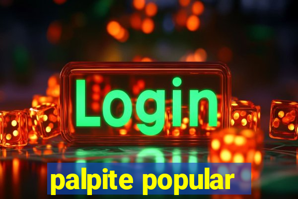 palpite popular