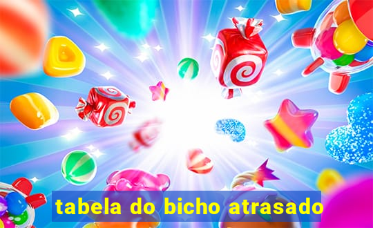 tabela do bicho atrasado