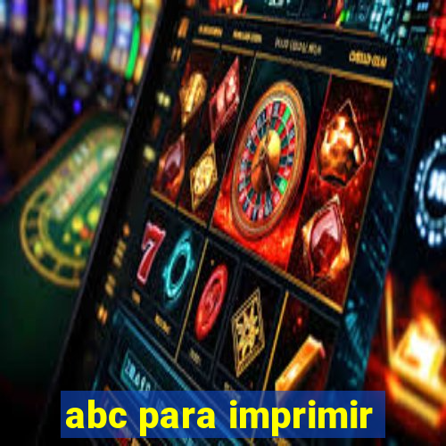 abc para imprimir