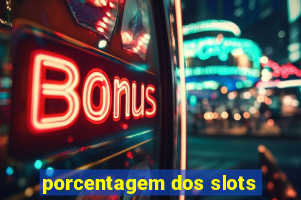 porcentagem dos slots