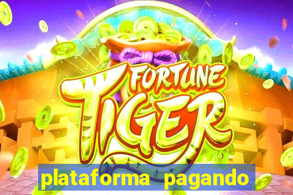 plataforma pagando no cadastro slots