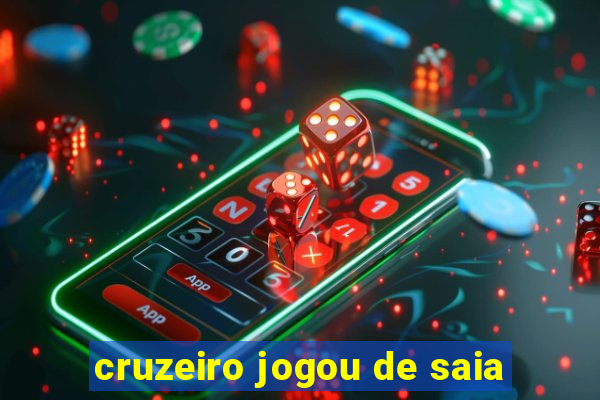 cruzeiro jogou de saia