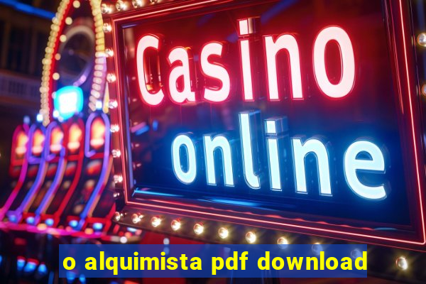 o alquimista pdf download