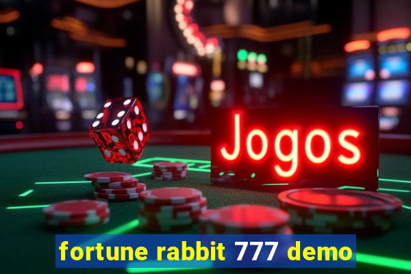 fortune rabbit 777 demo