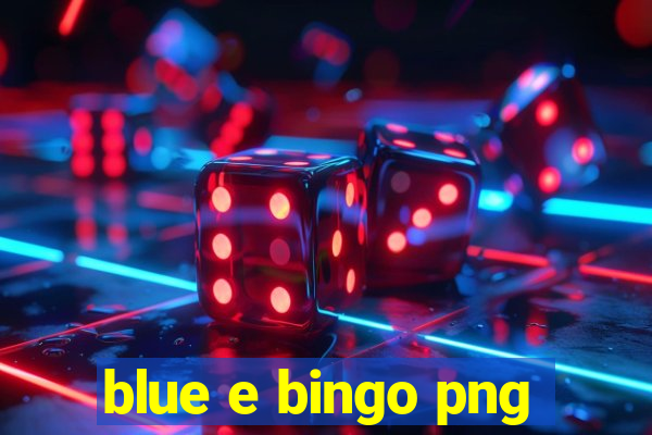 blue e bingo png