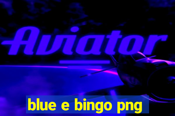 blue e bingo png