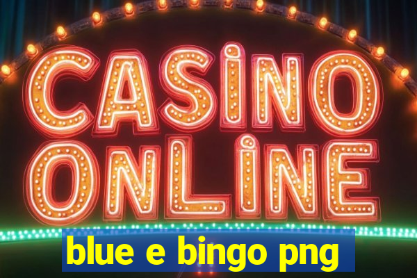 blue e bingo png