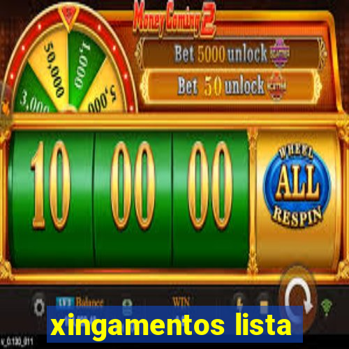 xingamentos lista