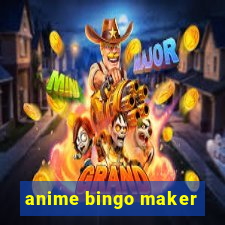 anime bingo maker