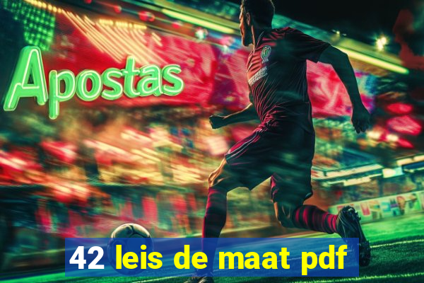 42 leis de maat pdf