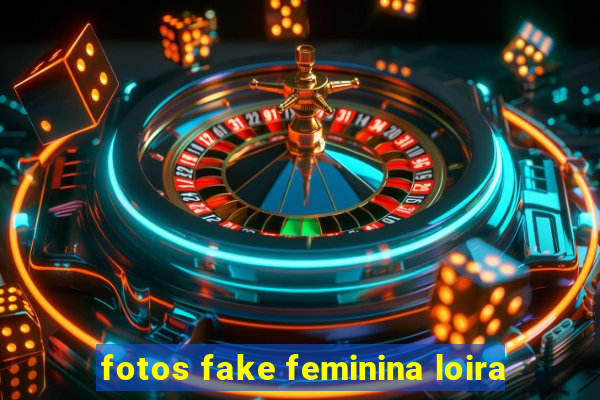 fotos fake feminina loira