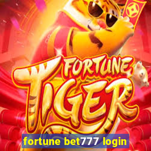 fortune bet777 login