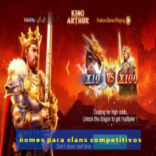 nomes para clans competitivos