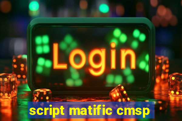 script matific cmsp