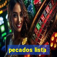 pecados lista